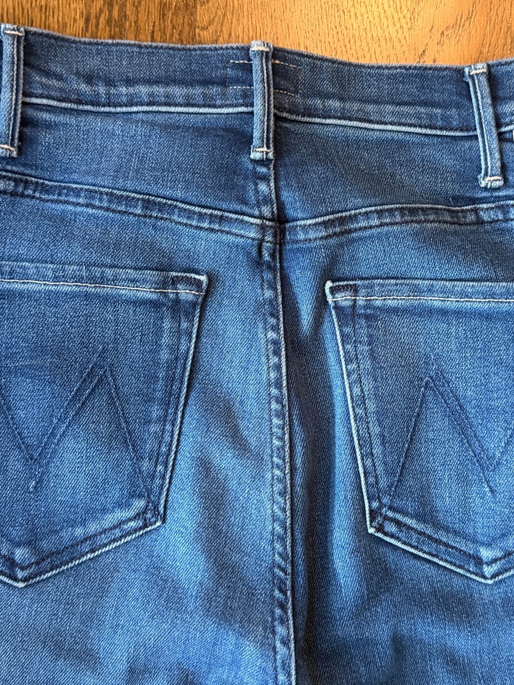 MOTHER jeans Hustler Flood Fray- in Whatever You Want wash - size 27 - Picture 5 of 11